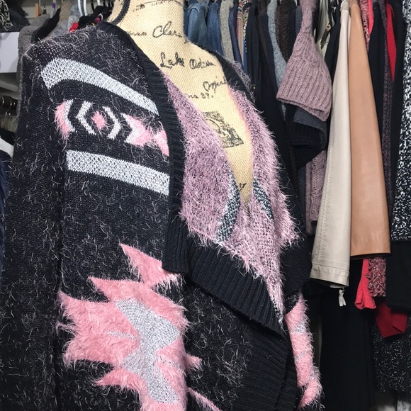 BCBG Fuzzy Sweater - Picture 2 of 6